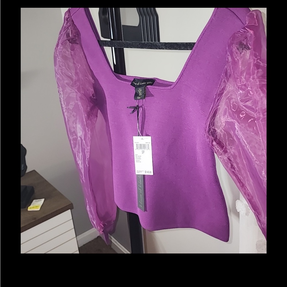 HOUSE OF HARLOW 1960  shirt blouse - Picture 5 of 5